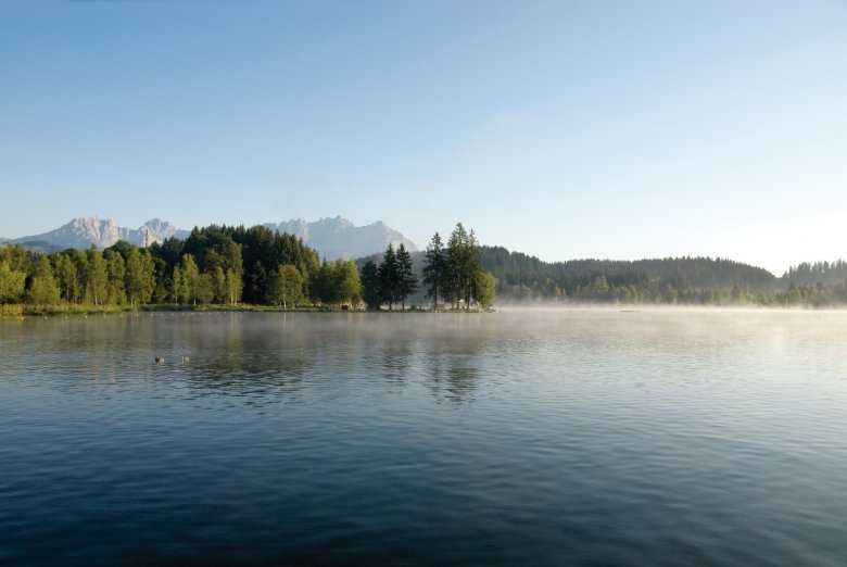 Morning Mist at Schwarzsee Lake., © Kurt Troppper