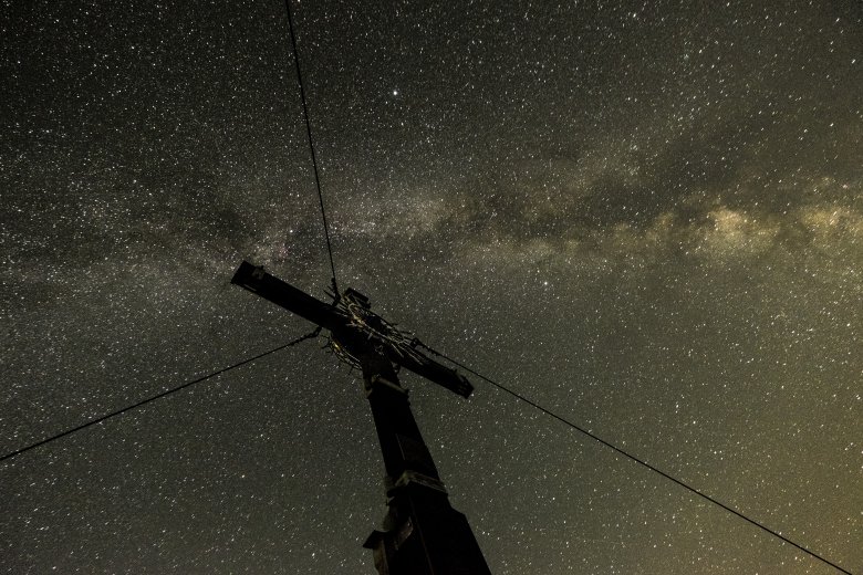 Starry Night Sky in Neustift, Stubai Valley