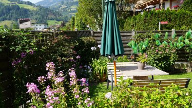 Garden seating area