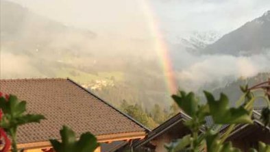 Regenbogen über dem Haus Barbara in Alpbach, © Haus Barbara Alpbach