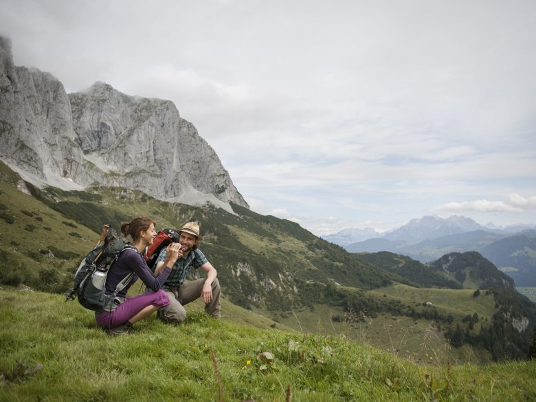 Kaisergebirge bei Ellmau/Going, Wilder Kaiser zur Regalm, Adlerweg Etappe 01