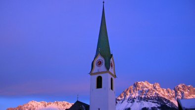 Church of Ellmau in the evening, © seb