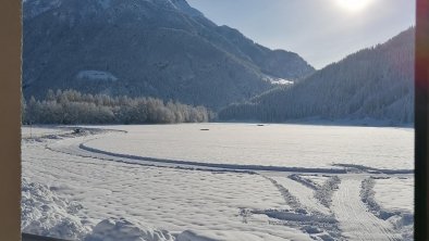 Loipe direkt vor der Haustüre