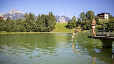 Reither See_Sprungturm_Alpbachtal Tourismus_Matthi