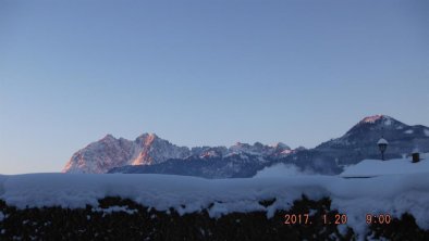 Der Wilde Kaiser Blick von Haus Rampanelli