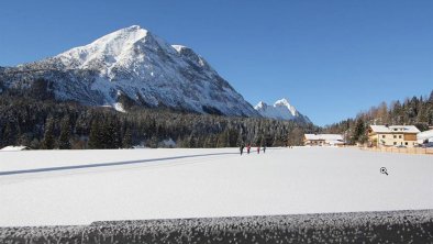 Andrea's Gästehaus  Loipe direkt vorm Haus