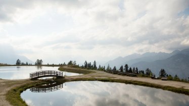 Artificial lake at Mutterer Alm, © Tirol Werbung/Frank Bauer