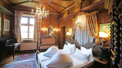 König Ludwig Suite Schlafraum, © Hotel Schloss Fernsteinsee