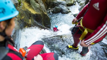 Canyoning in the Auerklamm gorge, Ötztal Valley, © Area47