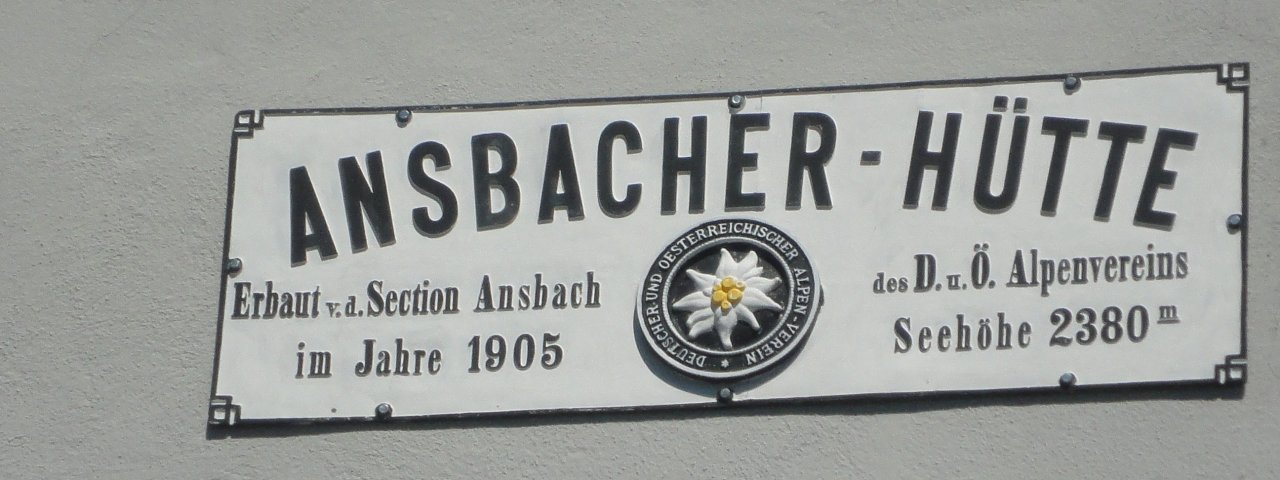 Ansbacher Hütte, © Tirol Werbung/Ines Mayerl