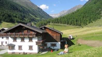 Bio Berghof im Sommer