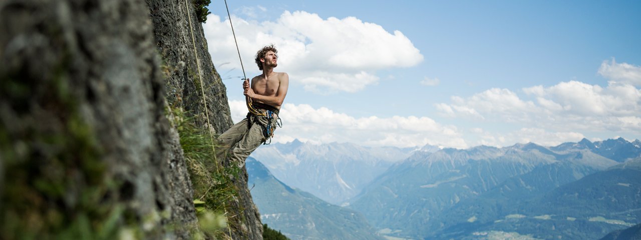 Climbing near the Muttekopfhütte hut, © Tirol Werbung/Peter Neusser