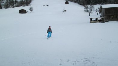skifahren bis vor die Haustüre möglich