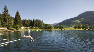 Kirchberg swimming lake, © Kitzbüheler Alpen - Brixental