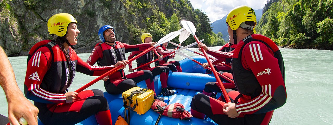 Rafting in the Imster Schlucht canyon, © Tirol Werbung/Peter Neusser