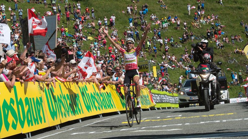 Just like the Tour of Austria, the Kitzbühel Cycling Marathon ends atop Kitzbühel Horn Mountain, © Expa Pictures