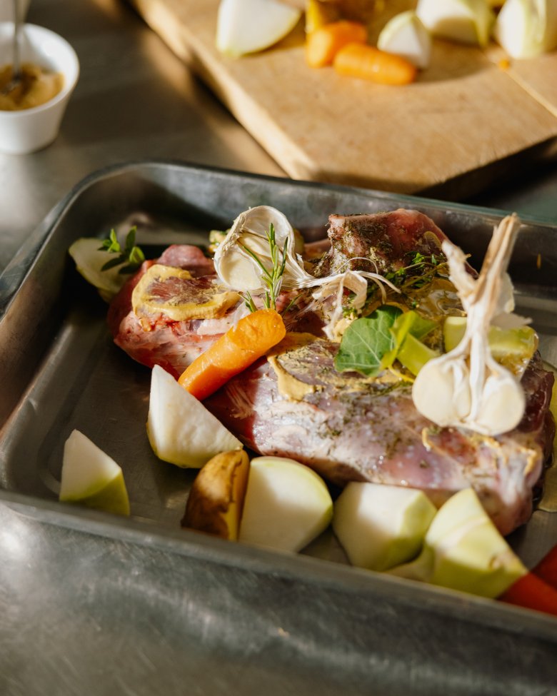 The Berghof serves only lamb sourced from its own mountain farm., © Tirol Werbung / Ramon Haindl