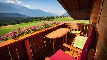 Balcony with views of the Tyrolean mountains