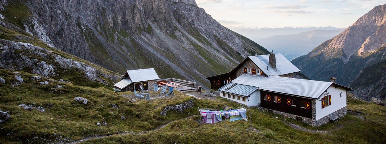Würtemberger Haus Hut in the Lechtal Alps, © Tirol Werbung/Dominik Gigler