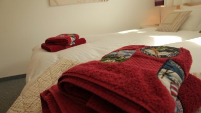 Towels and bed linen provided