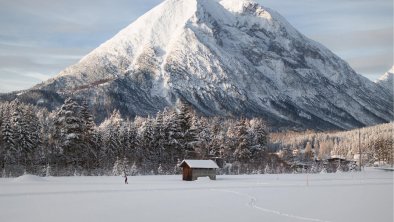 Drohnenaufnahme SchneeRegion Seefeld, © Region Seefeld