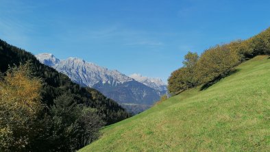 Ausblick vom Hof Urlaub in Tirol