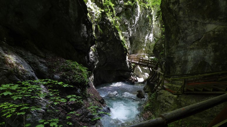 The Wolfsklamm Gorge at Stans, © Tirol Werbung/Bernhard Aichner