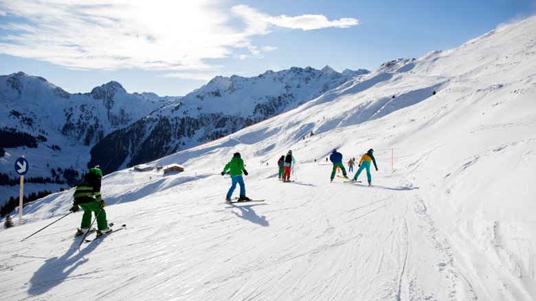 Ski Run at Wiedersbergerhorn Mountain in Alpbach Valley, © Skijuwel Alpbachtal/Thomas Koy