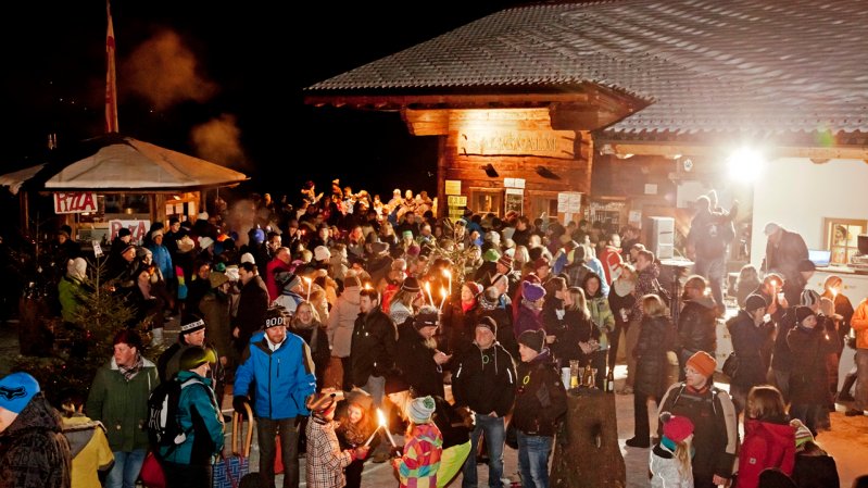 A truly memorable place to ring in the New Year is Hohe Salve Mountain in Hopfgarten, © Thomas Trinkl