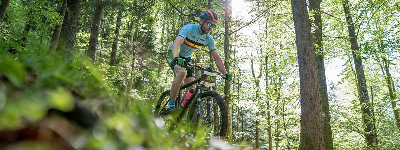 Off you go through forest: The eldoRADo Bike & Run Festival in Angerberg offers three Mountain Bike Marathon rides, © Ringer Klein