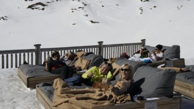 Sonnen auf der Wedelhütte / Hoch Zillertal