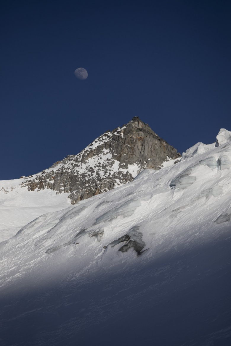 The moon shines on the Floitenkees glacier as the brothers&rsquo; latest adventure draws to a close. Here&rsquo;s to many more!&nbsp;