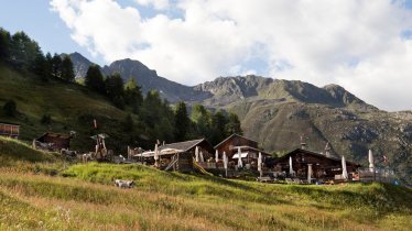 The Gampe Thaya hut in the Ötztal Alps