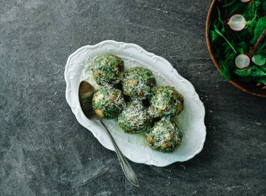 Spinach dumplings