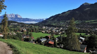 Aussicht auf die  Stadt Kitzbühel