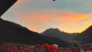 Ausblick mit wunderschöner Abendstimmung