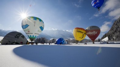 Kaiserwinkl, Winterurlaub, Ballooning