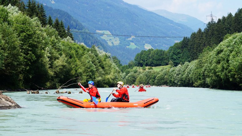 Rafting on the East Tirol, © TVB Osttirol