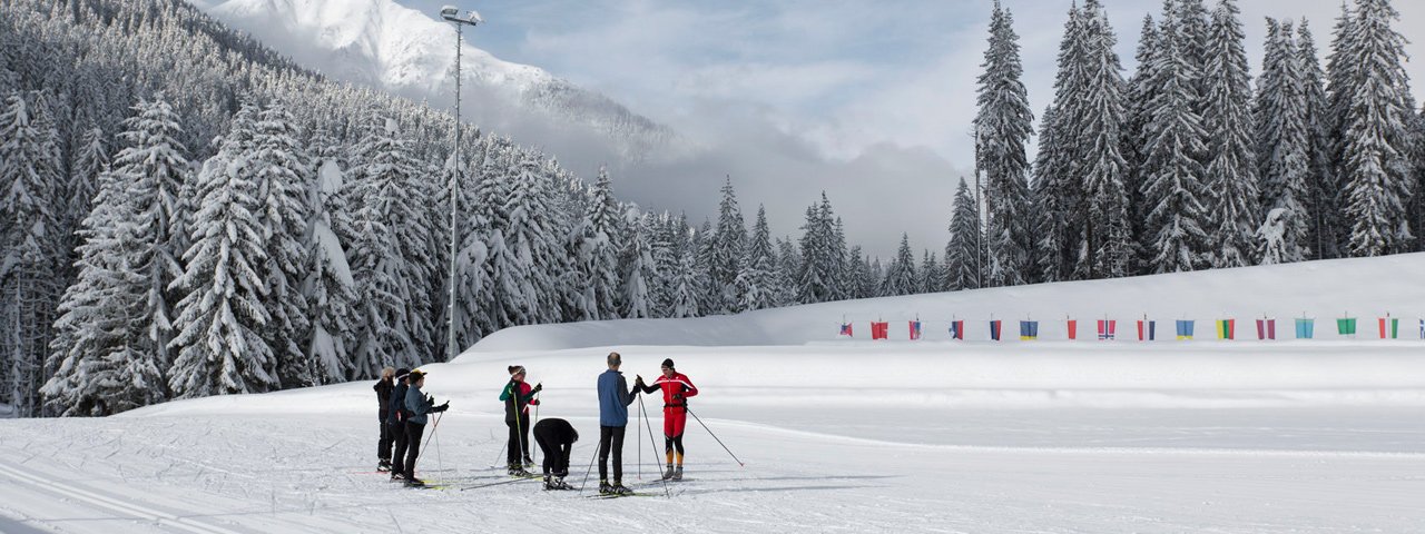 Biathlon facilities in Obertilliach, © Tirol Werbung/Bert Heinzlmeier