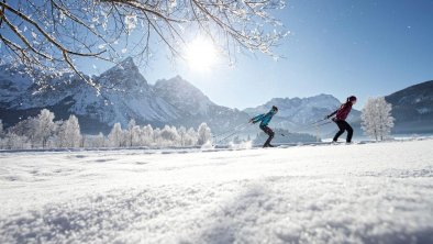 Loipenvielfalt in der Zugspitz Arena