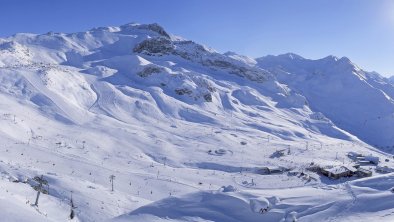 Skigebiet Ischgl-Blick auf die Idalp