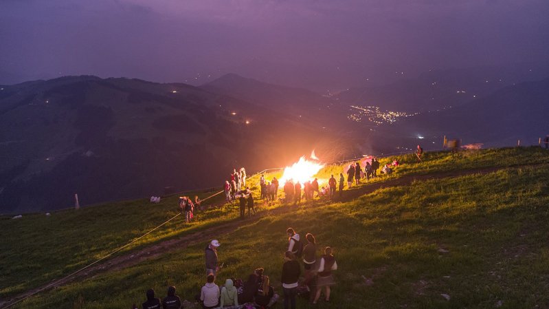 Summer Solstice Fires atop Hohe Salve Mountain, © Hannes Dabernig