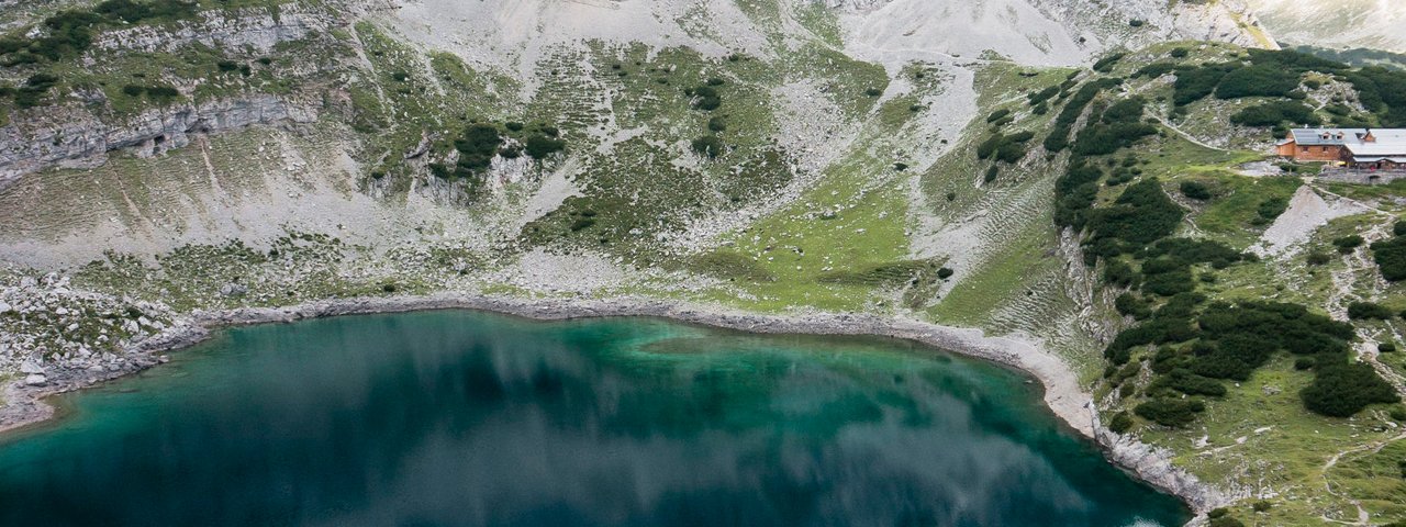 The Drachensee lake near the Coburger Hütte., © Tirol Werbung / Hans Herbig