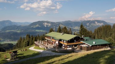 The Angerer Alm hut near St. Johann in Tirol