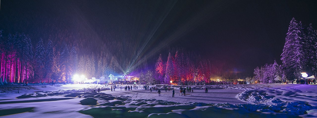 A truly magical experience the whole family will enjoy: The Winter Walking Nights at Klaus Äuele Adventure Playground, © Andre Schönherr