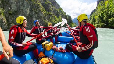 Rafting in the Imster Schlucht canyon, © Tirol Werbung/Peter Neusser