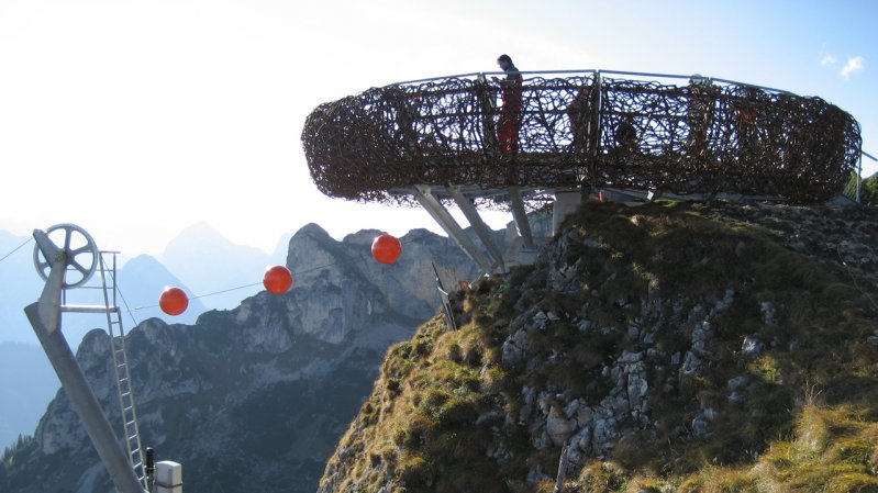 “Adlerhorst” Viewing Platform atop Gschöllkopf Peak, © Achensee Tourismus