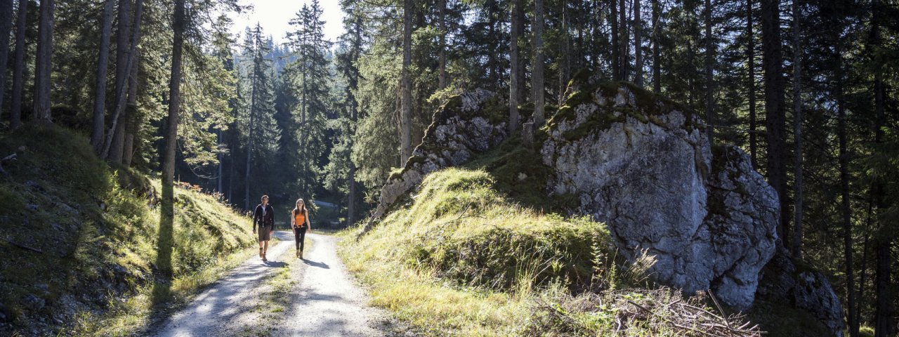 Walking across the scenic Gaistal Valley, © Tirol Werbung/Dominik Gigler