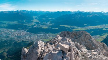 View of Innsbruck from the top of the Brandjochspitze mountain, © Innsbruck Tourismus / Helga Andreatta