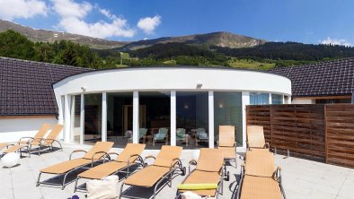 Summer panorama roof-terrace, © Natürlich. Hotel mit Charakter in Fiss, Tirol